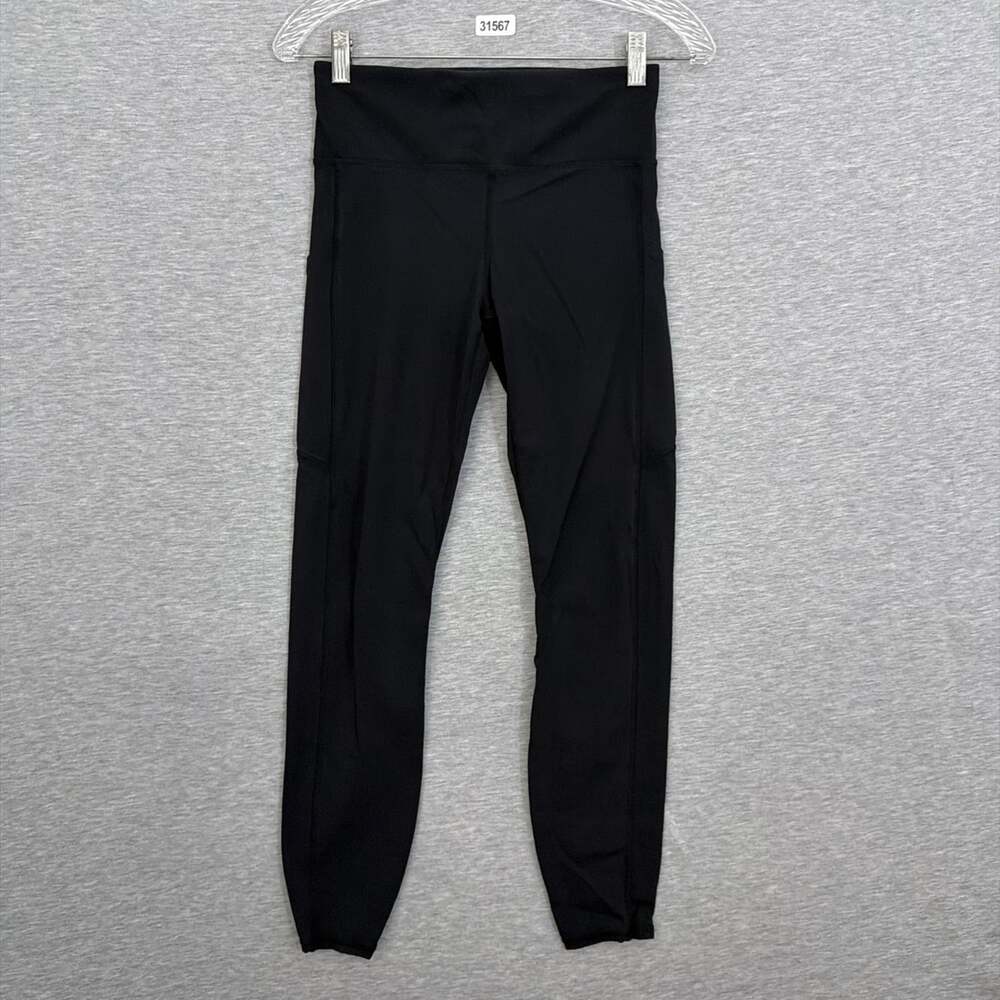 Vuori Womens Small Black Pocket Performance Leggings High Rise Athleisure